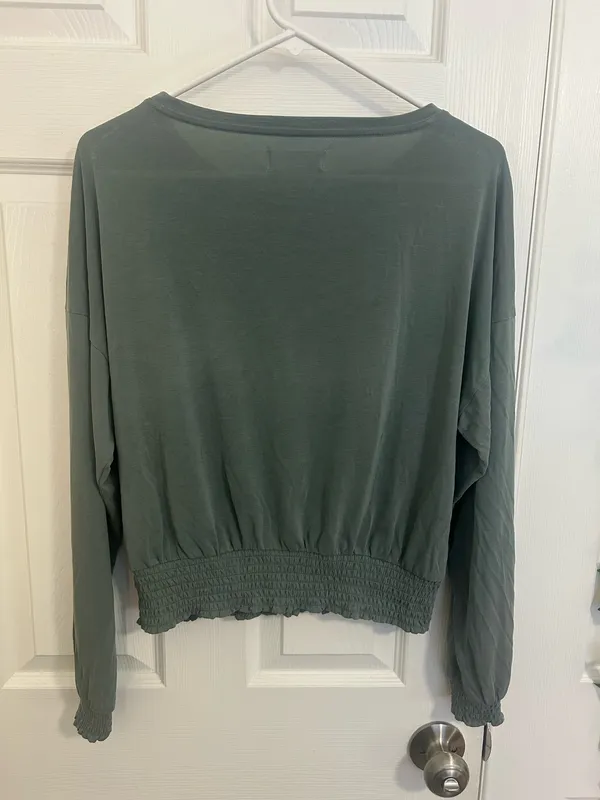 Lucky Brand Long Sleeve Shirt Green - Image 2