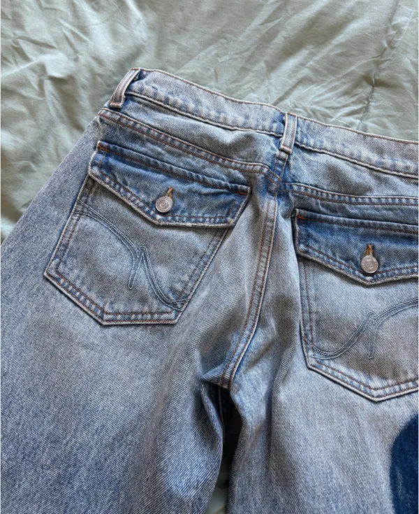 Revice Denim Light Wash Heart TLC LUVR Jeans - Image 7