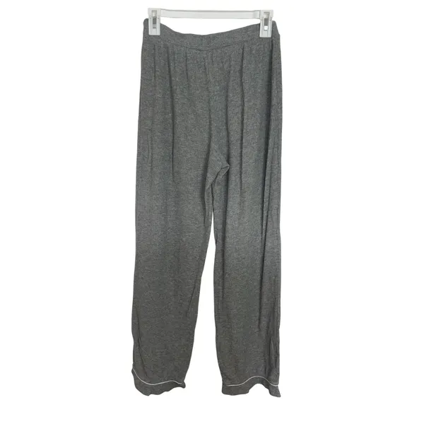 Madewell Gray Waffle Knit Pull On Pajama PJ Pants S Lounge Comfy - Image 2