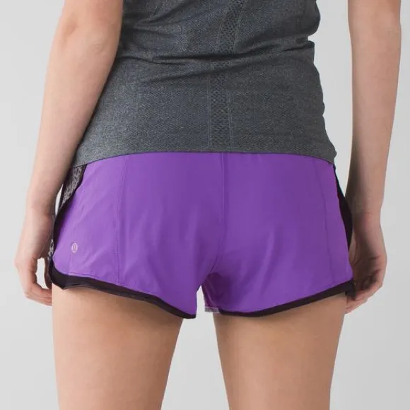 Lululemon Women’s Super Squad Short 2.5” in Iris Flower/Watermark Slate Black 4 - Image 3