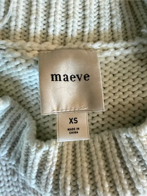 Maeve x Anthropologie Pippa Strawberry Crewneck Cap Sleeve Knit Sweater XS - Image 6