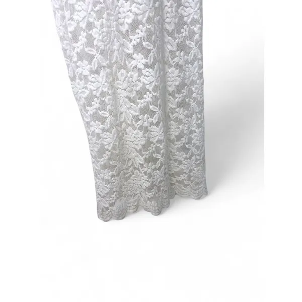 New WHITE FOX XS Lace Sheer Maxi Long Dress Bustier Top Bodycon All My Life NWT - Image 5