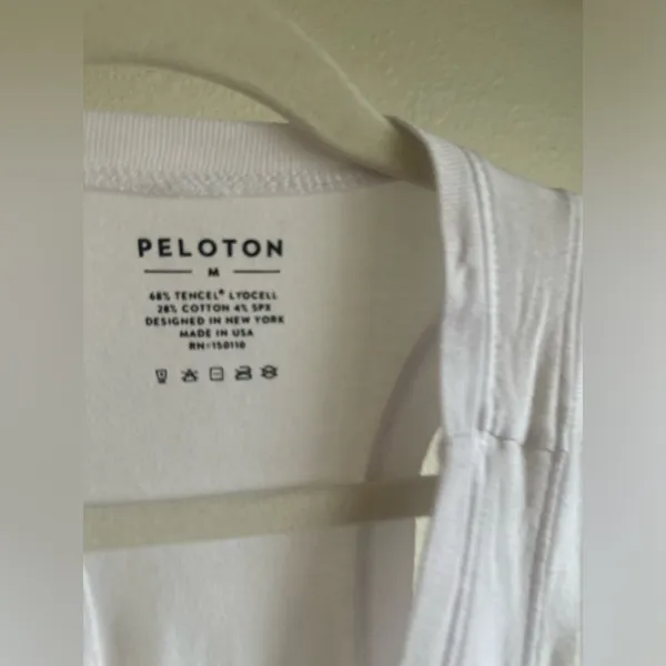 PELOTON Purple and white Tank Top. - Image 3