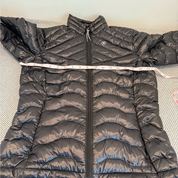 Ariat Tek Down Jacket Women's XS Puffer Full Zip Black - Image 11