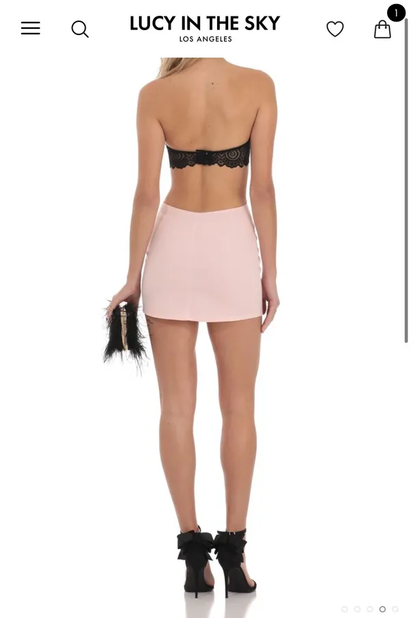Lucy in the Sky Strapless mini dress - Image 2