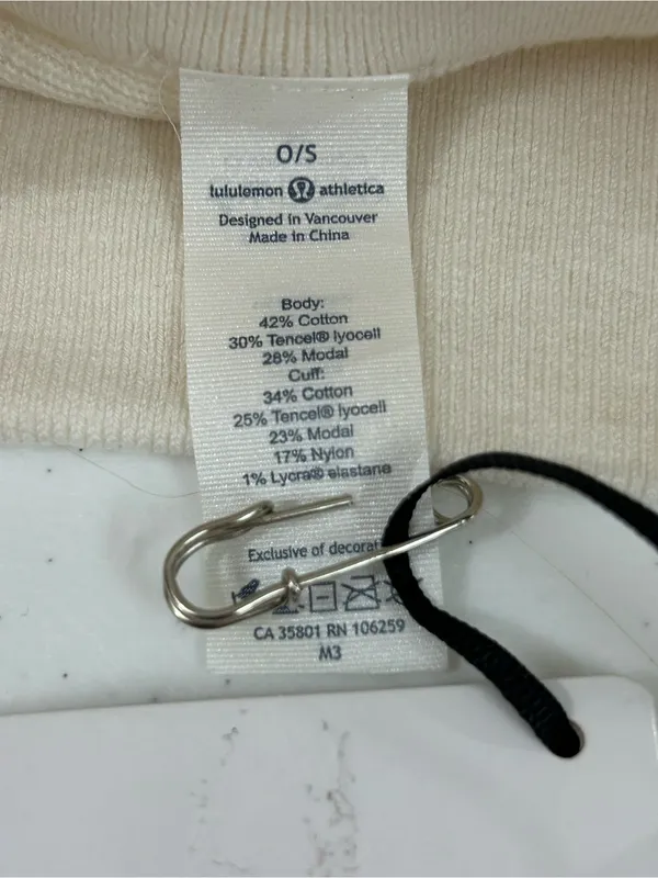 Lululemon Sheer Bliss Toque Heathered White One Size NWT - Image 8