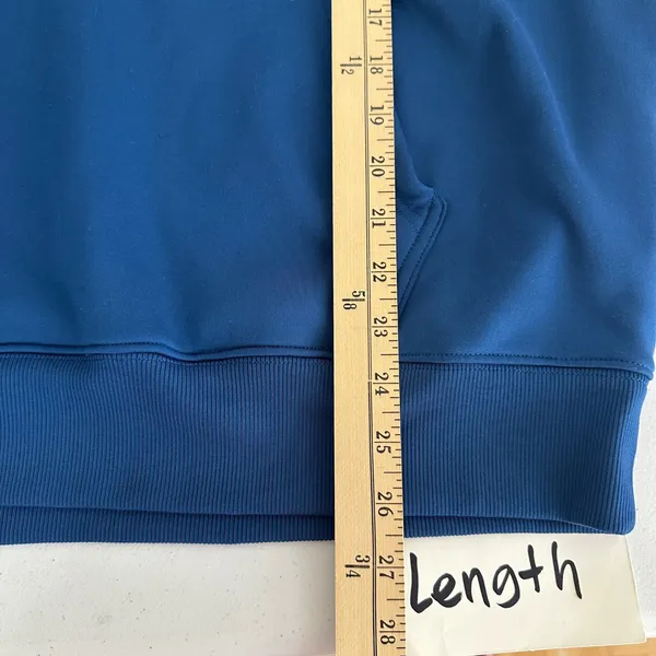 Nike Therma-FIT Colorblock Hoodie Pullover Sweatshirt Training Blue‎ Women Small - Image 12