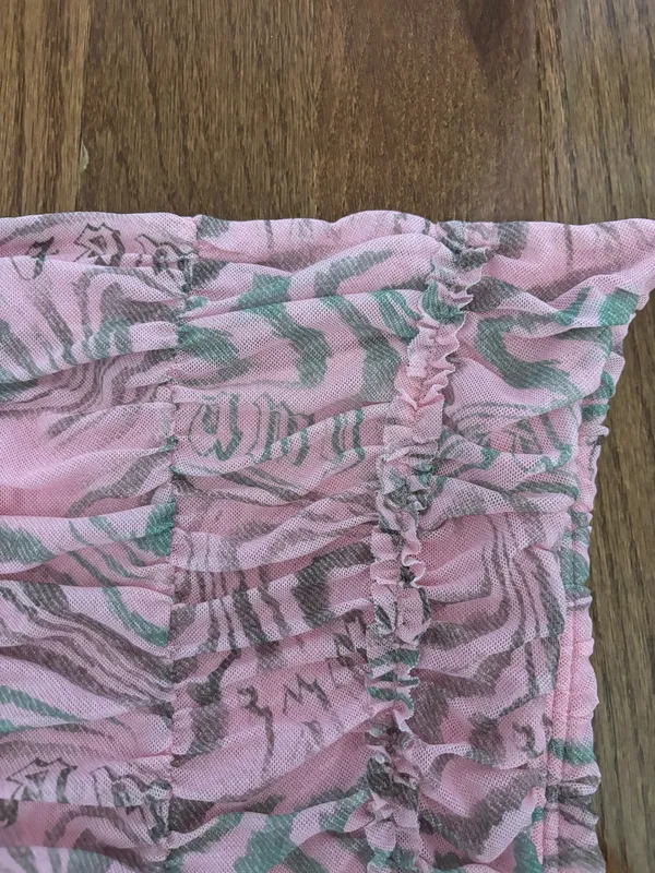 I AM GIA parton tube top in pink swirl - M - Image 3