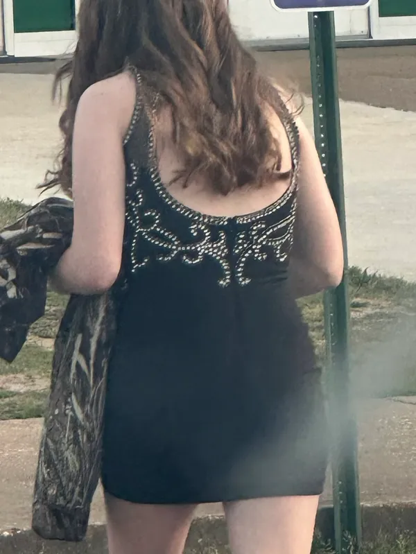 black homecoming dress - Image 2