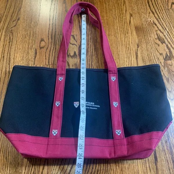 Harvard Business School Executive Education Zippered Canvas Tote Bag - Image 3
