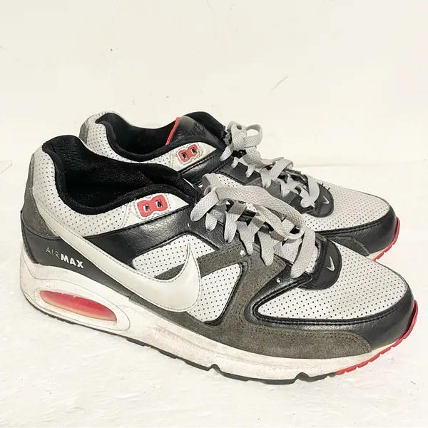 Nike Womens Size 9 Black White Air Max Command Athletic Running Shoes Sneakers‎ - Image 3