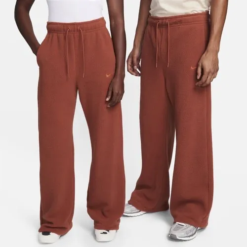 Nike women’s plush teddy fleece Sherpa cozy fall winter wide leg pants - Image 4