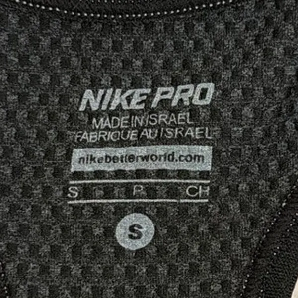 Nike Pro Hypercool Limitless Black Dri-Fit Athletic Racerback Tank Top Small - Image 3