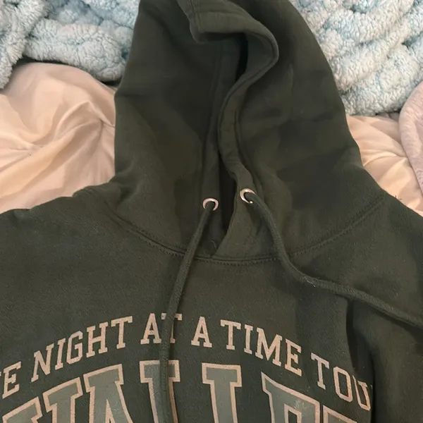 Morgan Wallen Hoodie Green Size M - Image 4