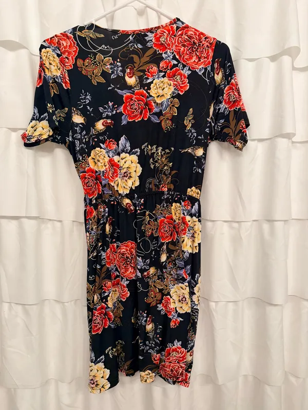 Dress floral Black Size M - Image 3