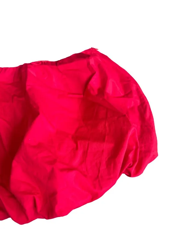 SNDYS Revolve Freja Bubble Skirt Bright Red Mini Length Size XS Women's NWT - Image 6