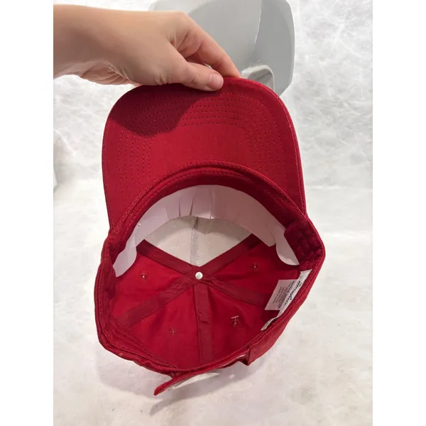Mayfair Group x Orebella Aura Donor Trucker Hat Red Cream Embroidered NWT OS - Image 6