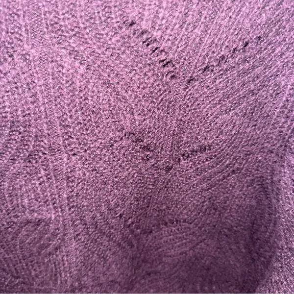 NWOT Sonoma Purple Knit Sweater - Image 3