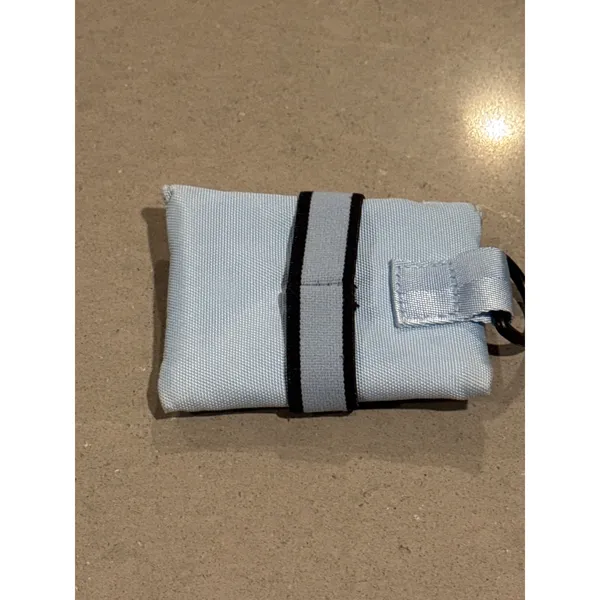 Athleta Girl Light Blue Card Holder Key‎ Ring Wallet - Image 2