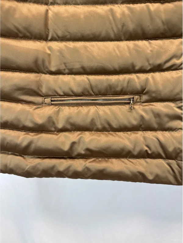 Lauren Ralph Lauren Women's 3X Puffer Vest Down Feather Brown Earthy Funnel Neck - Image 2