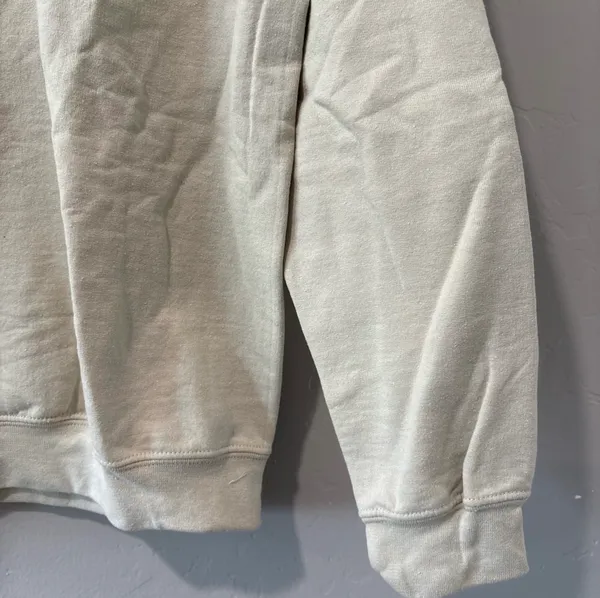 Joe’s USA Beige Pullover Sweatshirt Tan - Image 4