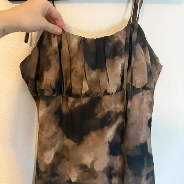 Missguided Brown Mini Dress - Image 3