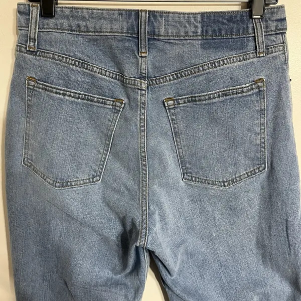 Abercrombie Fitch The Mom High Rise Jeans‎ Curve Love 28 6S Distressed - Image 11