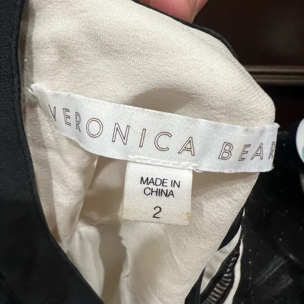Veronica Beard 100% Silk Ivory Blouse - Image 5