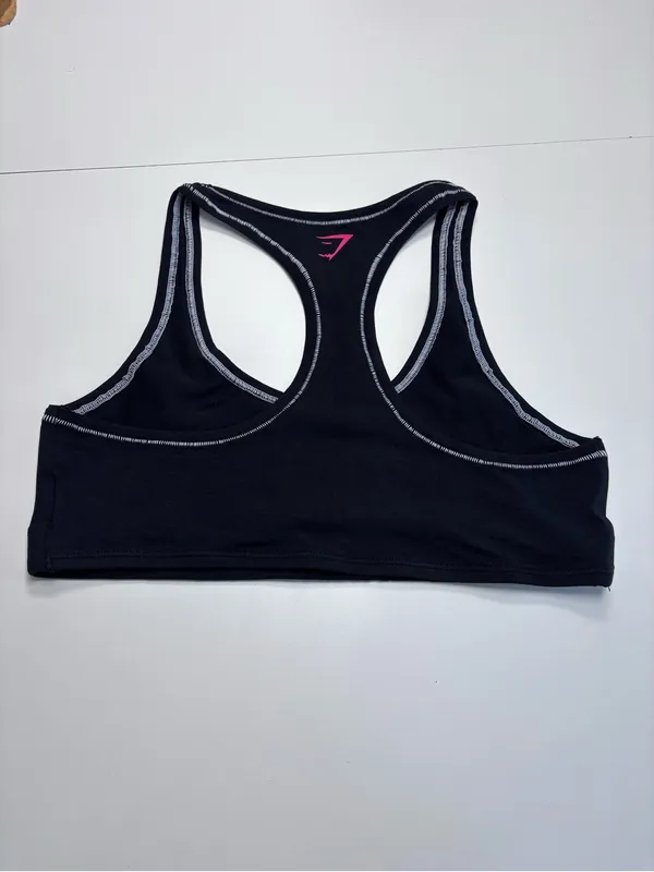 Gymshark Your Plate or Mine Bralette Black S NWOT - Image 2