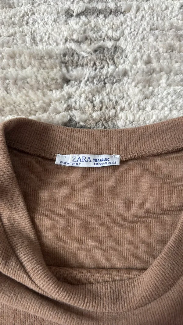 ZARA Sweater Cropped Long Sleeve - Image 3