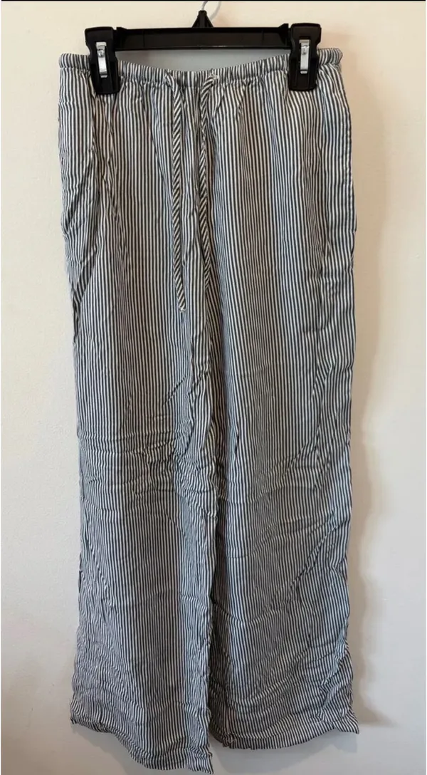 Linen Pants Gray Size XS - Image 2