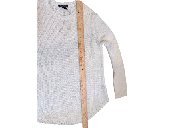 Lauren Ralph Lauren Green Label Vintage Y2K Slouchy Chunky Knit Sweater XL - Image 3