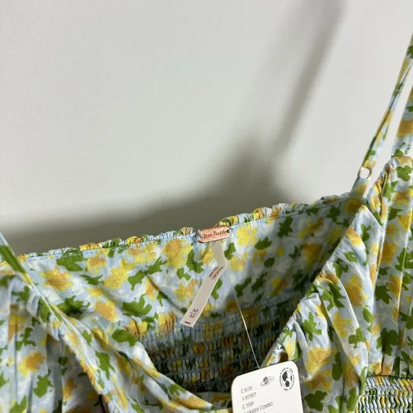 FREE PEOPLE Lavender Daze Dress in Green Combo Size Medium NWT - Image 8