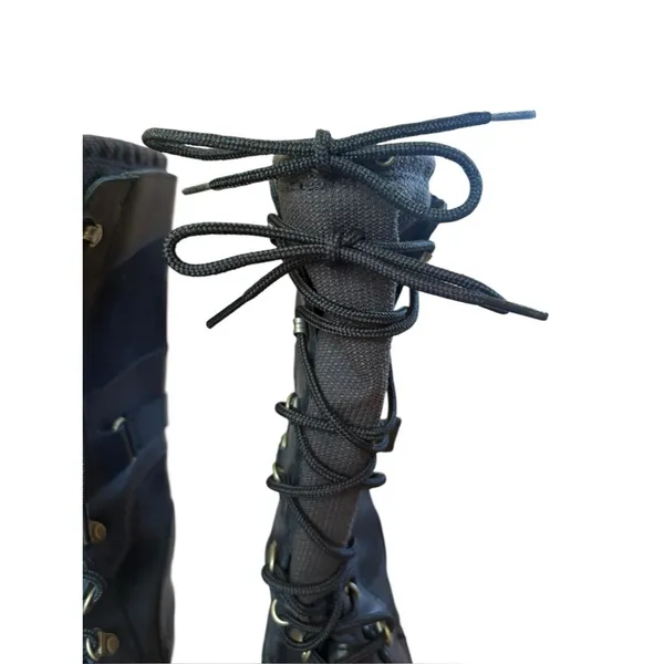Sorel Conquest Carly Boots Womens 8 Black Suede Leather Waterproof Tall Riding - Image 4