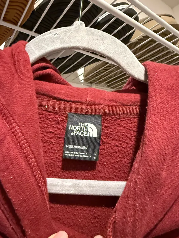 The North Face Red Hoodie - Image 3