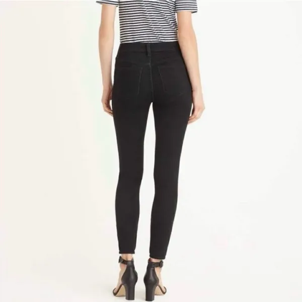 J. Crew High Rise Jegging Skinny Ankle Pants‎ Black 27 4 - Image 4
