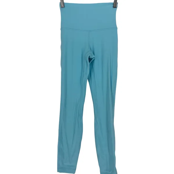 Lululemon Align High-Rise Pant 25" Cyan Blue Nulu Leggings Size‎ 2 - Image 3