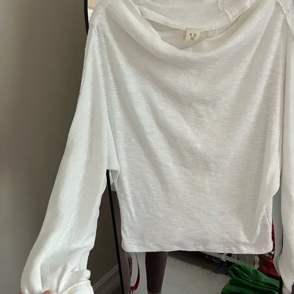 We The Free White Sweater Long Sleeve - Image 3