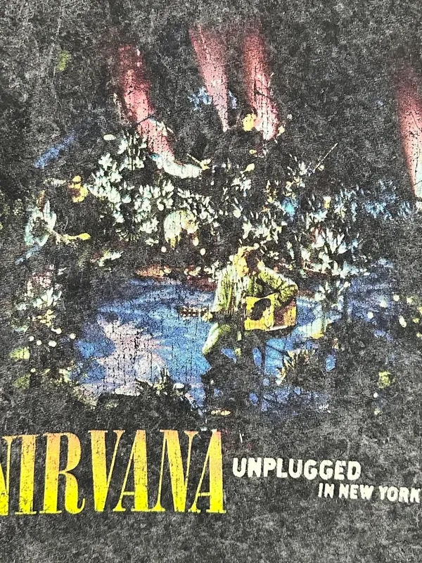 Nirvana Unplugged New York Rock Band Shirt - Image 6
