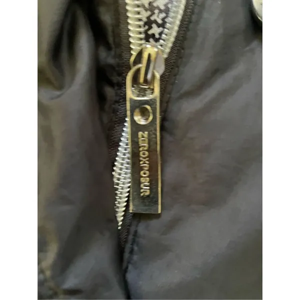 ZeroXposur Woman’s Raincoat Jacket Active Wear 4 Pockets Zipper Black S - Image 2