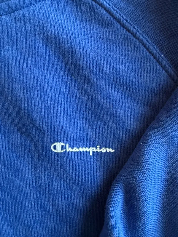 Champion Sweatshirt Hoodie Blue - Image 2