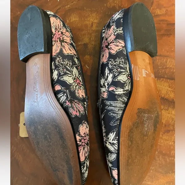 Sam Edelman Black and Pink Flats with modern Toe size 6 - Image 5