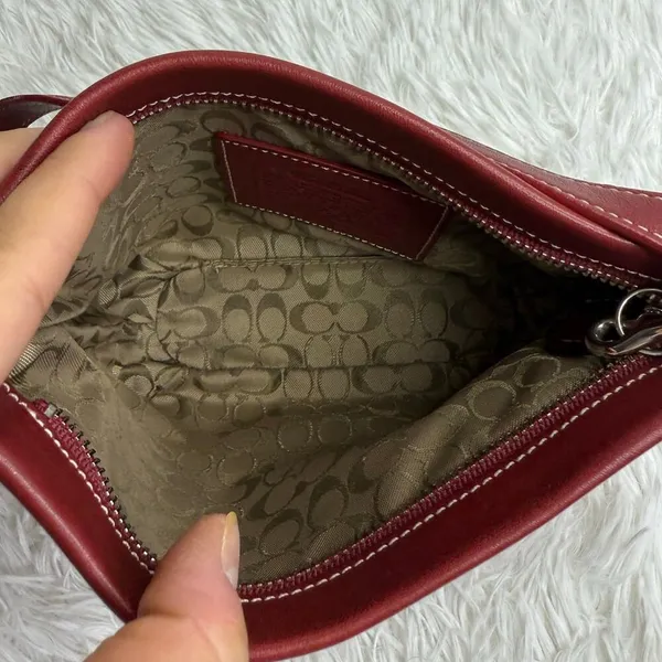 Vintage COACH y2k Red Demi Legacy Mini Duffle bag - Image 10