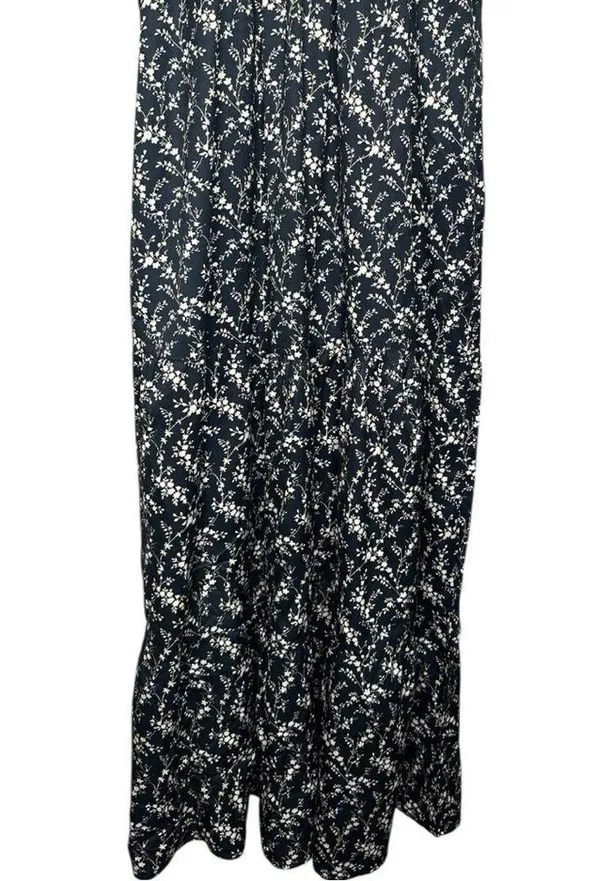 Baltic Born Lotta Black Floral Smocked Dress XS - Image 9