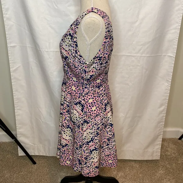 37 NWT One clothing Kaleidoscope dress JUNIOR large Feminine Preppy Scandi Girl - Image 2