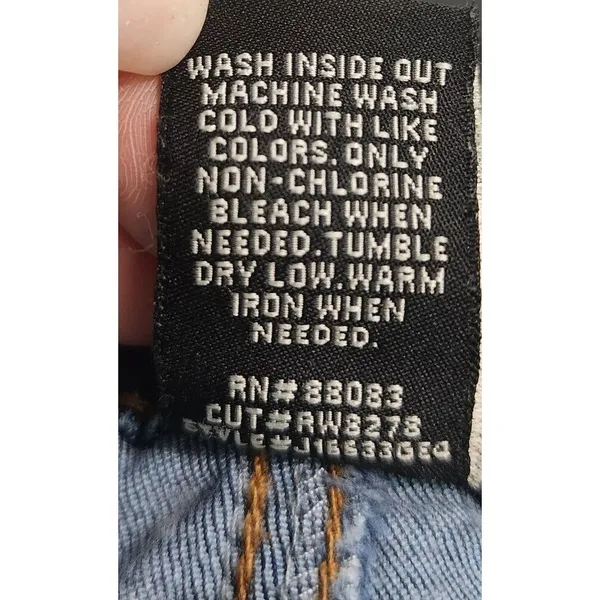 Rewash Skinny Jeans Dark Wash Denim Stretch Casual Everyday‎ Size 1/25 - Image 4