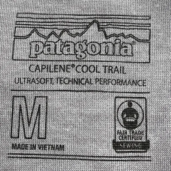 Patagonia M Gray Top capilene cool trail ultra soft technical performance shirt - Image 2