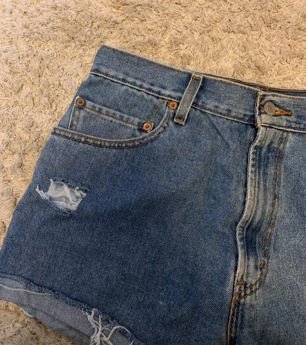 Levi's Distressed Jean Shorts - Image 2