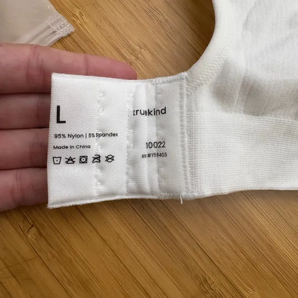Shapermint Truekind Large White Daily Comfort Wireless Shaper Bra 10022 Extender - Image 8