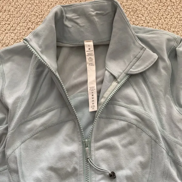LULULEMON Define Jacket Hazy Jade Size 6 Luon Full Zip Stretch Soft Women’s GUC - Image 9